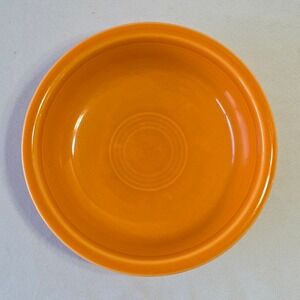 Fiestaware Small Serving Bowl HLC USA Vintage‎ Orange Ceramic 7"